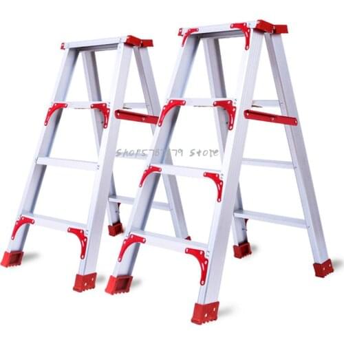 Aluminum Alloy Miter Ladder, Household Ladder, Folding Bench, Indoor Climbing, Portable 2m Widening And Thickening Engineering L