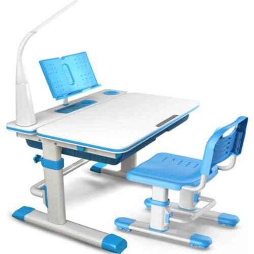 Muebles De Madera Children Adjustable Study Table and Chairs Combination Set Kid Table and Chairs Kids Furniture Mesa Infantil