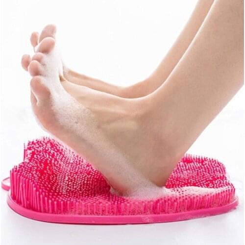 Foot Care Cleaner Scrubber Washer Brush Shower Washbrush Massage Dead Skin Remove Callus Bathroom Household Spa For Feet Mat