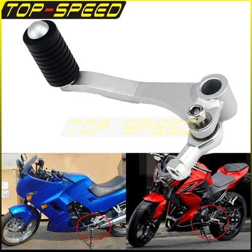 Motorcycle Gear Shift Lever Accessories Shifter Pedal Toe Pegs For KAWASAKI Z 250 2013-2018 Z 300 2015-2018 NINJA 250R 2008-2018