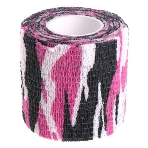 Tattoo Self-adhesive Non-woven Elastic Sport Tape Bandage Grip Tube Cover Wrap