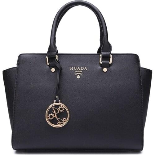 New Designers Fashion Women Genuine Leather Bag Large Capacity Shoulder Bags Casual Tote Simple Top-handle HandBags