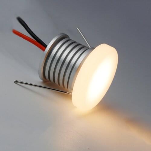 LED Dimmable Spot Light 12V 1W Recessed Downlight IP65 Ceiling Spotlight Anti-glare Lighting for kitchen Bedroom Bathroom Canopy