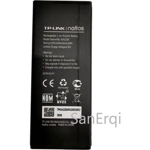 High Quality New 2200mAh C5 NBL-42A2200 Battery For Neffos C5 TP701A B C E Mobile Phone Battery