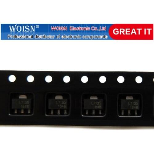 100PCS AMC7135PKFT AMC7135 SOT89 SOT-89 In Stock