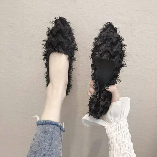 2020 Womens Shoes Slip On Fashion Flat Shoes Lightweight Breathable Ladies Mature Wild Casual Womens Shoes W33-56