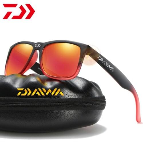 2021 Daiwa Polarized Light Fishing Sun Glasses Driving Sunglasses Fishing Glasses Retro Colorful Trend Riding Sports Sun Glasses