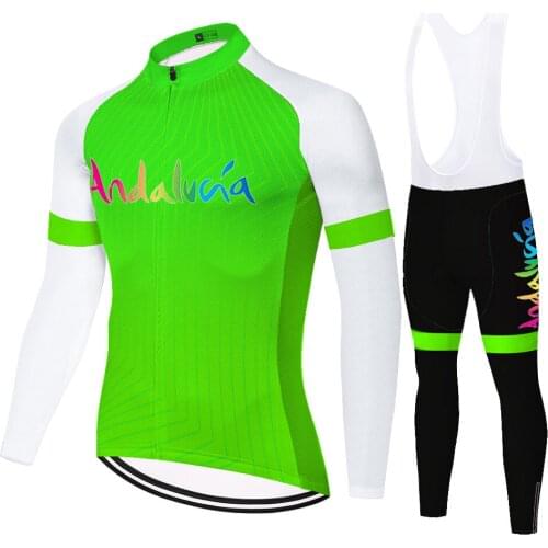 Andalucia Summer Spirng Maillot Jersey Equipamento Equipacion Pantalones Ropa Ciclismo Hombre Conjunto Ciclismo Masculino