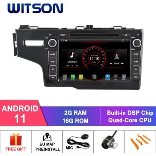 WITSON Android 11 CAR RADIO FOR HONDA FIT JAZZ 2014 LHD AUTO STEREO HEAD UNIT MULTIMEDIA PLAYER TPMS OBD built in carplay