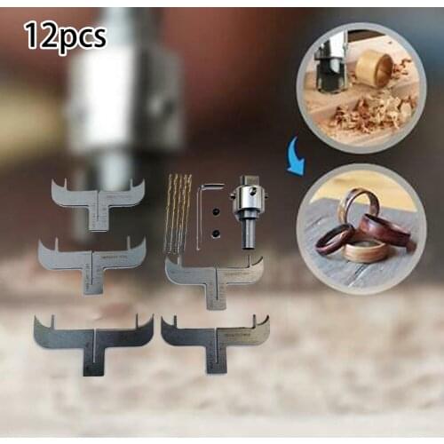 Wood Cutter Bracelet Milling Cutter Router Bit Woodworking Beads Drill Tool Wooden Bracelet Maker Kit
