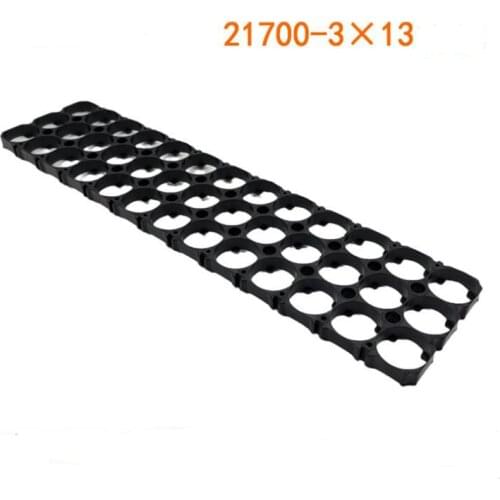MasterFire 20pcs/lot 3*13 21700 Battery Holder Bracket Cell Safety Anti Vibration Black Plastic Brackets For 21700 Batteries