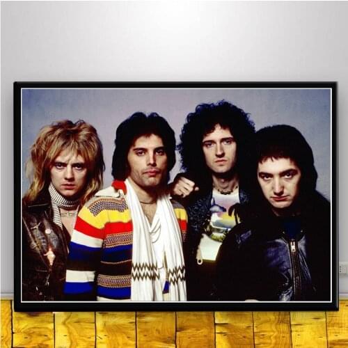 Canvas Painting Posters And Prints Wall Pictures For Living Room Rock Queen, Bohemian Rhapsoy Vintage Decorative Home Decor