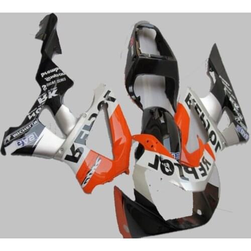 Injection mold Fairing Kit for CBR900RR 929 00 01 Silver black REPSOL CBR 900RR 2000 2001 CBR900 ABS Fairing od5