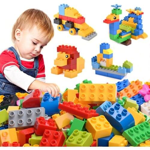 102pcs Building Blocks Set Diy Big Size Building Blocks Bricks Set City Creative With Educational Toys for Children Gift