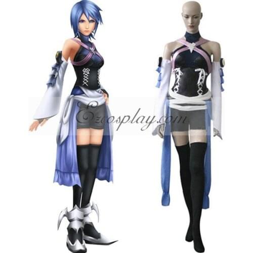 Kingdom Hearts Birth By Sleep Aqua Cosplay Costume E001
