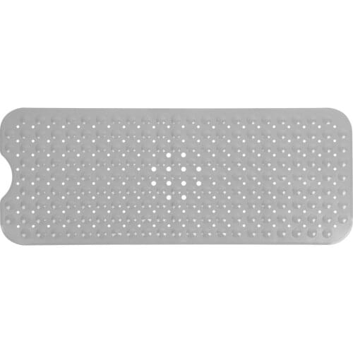 100X40CM Bath Mat With Cupping Massage Bath Mat White Anti-Slip Material Extra-Long Shower Mat Bathroom Carpet Rug For Home