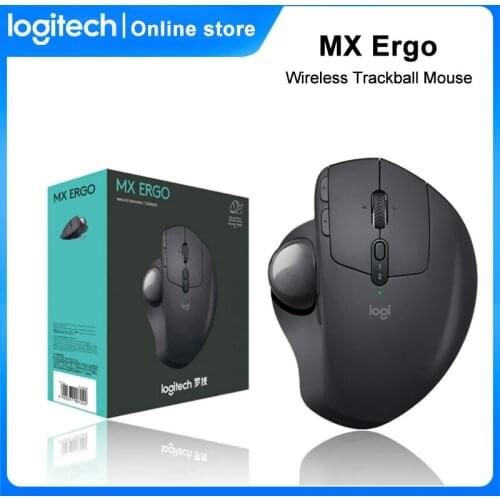 Logitech MX Ergo Wireless Trackball Mouse 2.4G wireless Bluetooth CUSTOMIZED COMFORT RECHARGEABLE Mice
