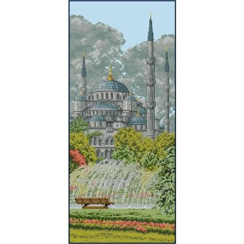 Shijiefengguan14Cross Stitch Set Chinese DIY Kit Embroidery Needlework Craft Packages Cotton Fabric Floss New Designs Embroidery