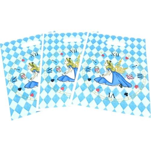 Alice in Wonderland Theme Birthday Party Set Decorations Paper Cup Kids Girl Children Day Alice Party Supplies Afternoon Tea Set