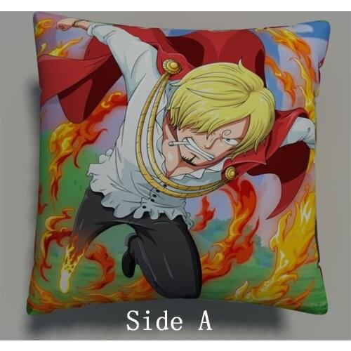 One Piece Sanji Anime Two Side Pillowcases Hugging Pillow Cushion Case Cover Otaku Cosplay Gift New 522