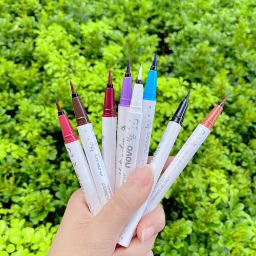 8 Colors Professional Women Ultimate Liquid Eyeliner Long-lasting Waterproof Quick-dry Eye Liner Pencil Pen Makeup Beauty Tools