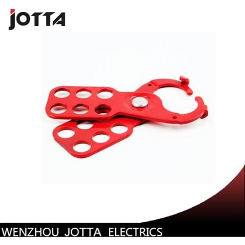 Industrial Hasps-Six-hole steel safety lockout Hasp Diameter 25mm/38mm Buckle lock