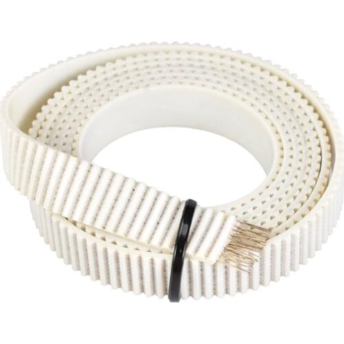 2/5Meter PU With Steel Core GT2 Belt Black White, 2GT Timing Belt 6/10mm Width, Reinforce Open Belt For 3D Printer