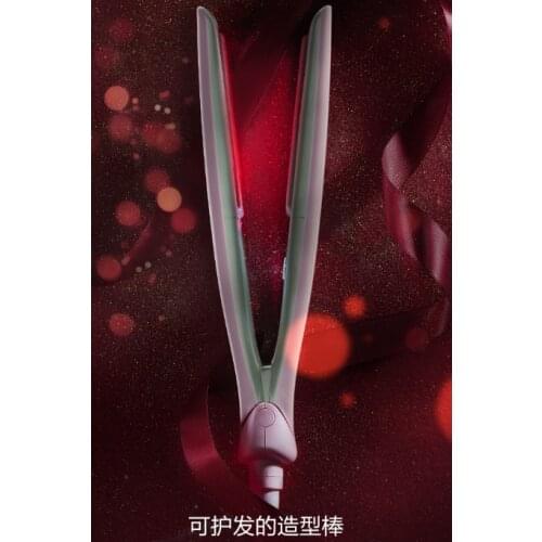 Splint straight hair curl two use lazy artifact small do not hurt hair curling iron J03