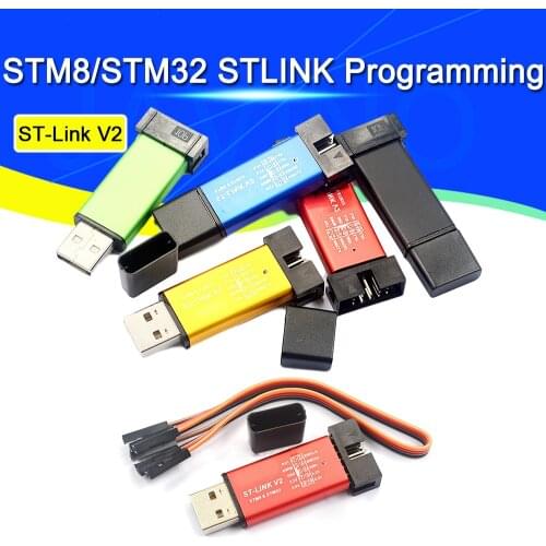 ST-Link V2 new stlink mini STM8STM32 STLINK simulator download programming With Cover Javino