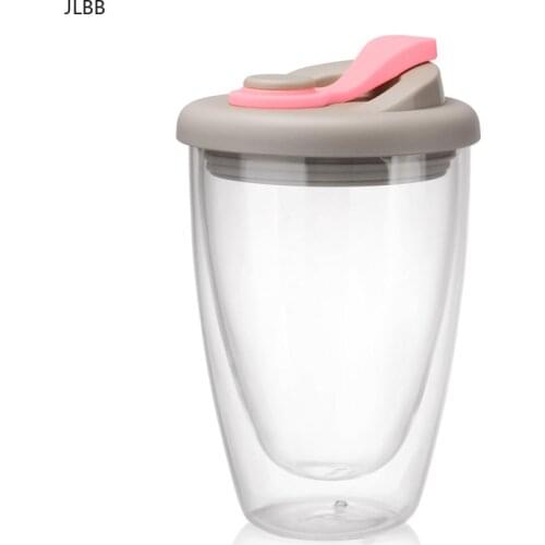 Double Thickened Glass Coffee Cup Thermos Mug Portable Car Vacuum Flasks Travel Thermo Cup Water Bottler Thermocup For Gift