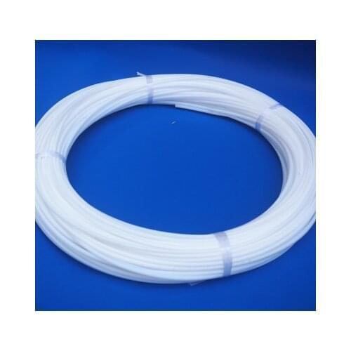 PTFE tube 1mm 2mm 3mm 4mm 5mm 6mm Polytetrafluoroethylene tube, high and low temperature-resistant white color