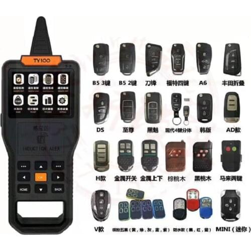 Ty100 host / ty90 upgraded universal remote detection editor / idic card chip copy