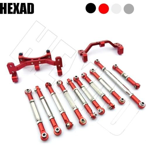 Metal Pull Rod Steering Rod Link Tie Rod Mount for MN D90 D91 D96 D99S MN90 1/12 RC Car Upgrade Parts