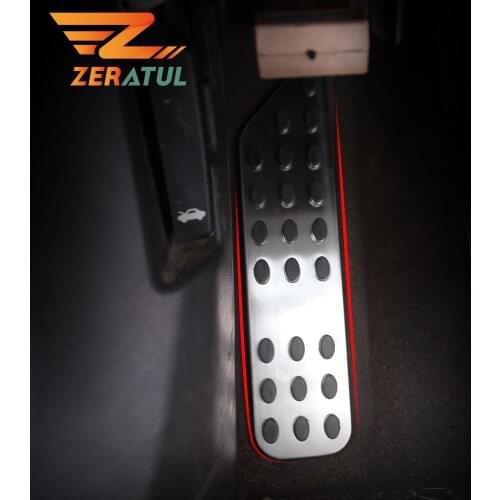 Zeratul Auto 1Pcs Car Footrest Pedal Pad Rest Pedals Plate Cover For Cruze For VAUXHALL Opel Mokka ASTRA J Insignia Sport Tourer