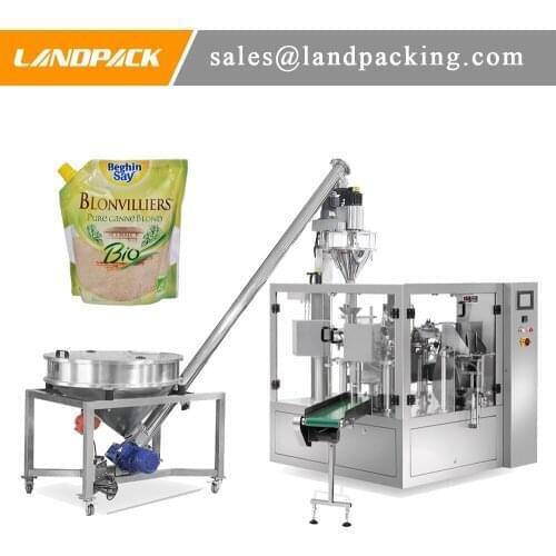 10g~2500g Granulated Sugar Spout Pouch Filling Machine Doypack Packaging