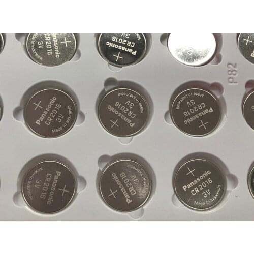 10pcs/lot Panasonic 3V Lithium Coin Cells Button Battery Batteries DL2016 KCR2016 CR2016 LM2016 BR2016 High Energy Density
