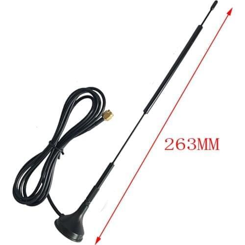 10pcs 2.4ghz Omni Dual Vibrator IoT Wifi Antenna 15dbi Sucker Aerial WIth Sma Conenctor RG174 Extension Cable 300 cm