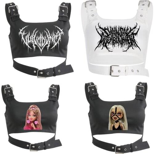 Bratz vest aesthetic vest y2k vest 90s vest 90sfashion vest Punk vest dark vest gothic vest Harajuku vest cyber vest