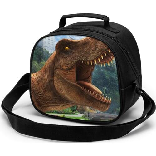 Jurassic World Children Lunch Bag Lunch Bag Student Portable Insulated Office Lunch Box Picnic Bags Thermal Food Tote Handbag
