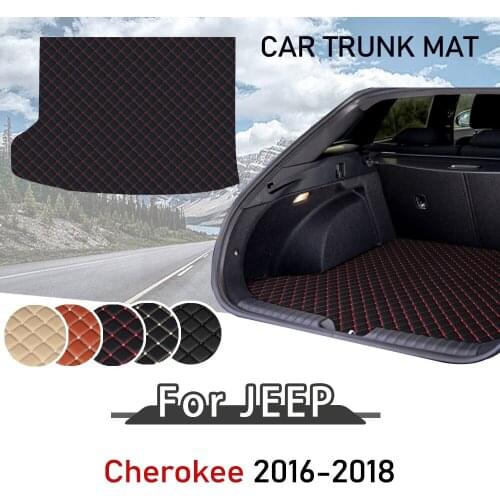 For Jeep Renegade BU 2016 2017 2018 Trunk Floor Mats Dust proof car boot pad Car Styling Auto Accessories Custom Cargo Liner