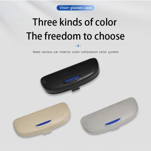 Futerał Na Okulary Eyeglass Holder Case Decorazioni Auto Deco Voiture Clip Lunette De Soleil Car Accessories For Women Boite Box