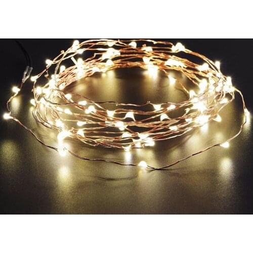 1/2/3M Copper Wire LED String Lights Holiday lighting Fairy Lights Christmas Garland For New Year Wedding Party Decoration