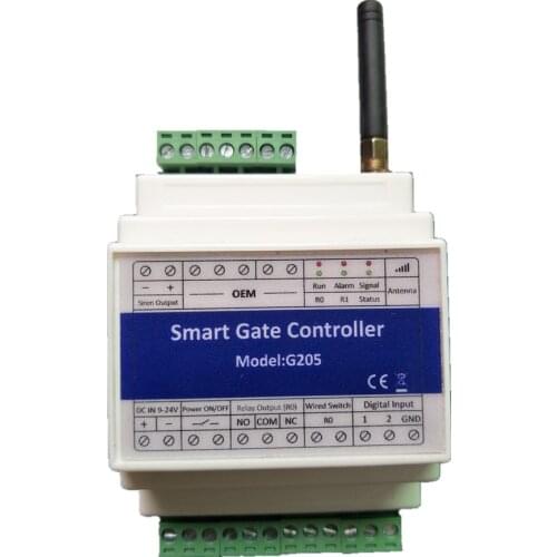 GSM Gate Opener Door Opener Remote Access Control Unit for Open Gate/Barrier/Shutter/Garage Door to replace RTU5025