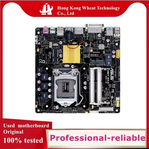 Mini-ITX ITX For ASUS H81T R2.0 Motherboard Socket LGA 1150 DDR3 SATA3 For Intel H81 Original Desktop Used Mainboard