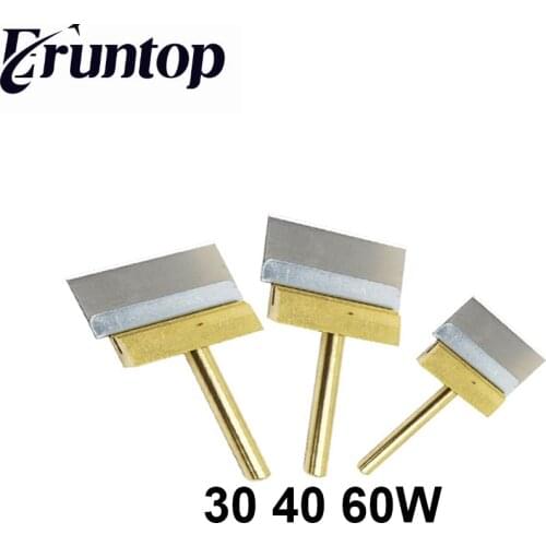 1PCS 30W 40W 60W Copper Soldering Iron Tip with 1 pcs Blade for LCD Screen Local Glue Removing