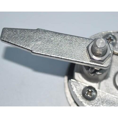 Marine Metal 2" Round Boat Hatch Lift Ring Handle with Keys Lock Latch