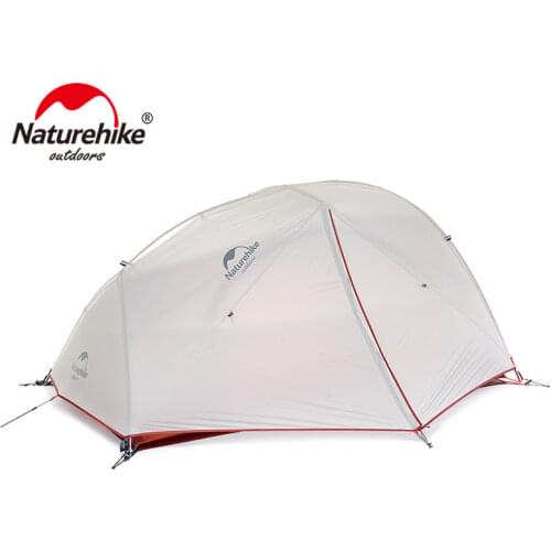 Naturehike Upgraded StarRiver 2 Ultralight Douple Camping Tent for 4 Seasons Outdoor Travel With Free Mat