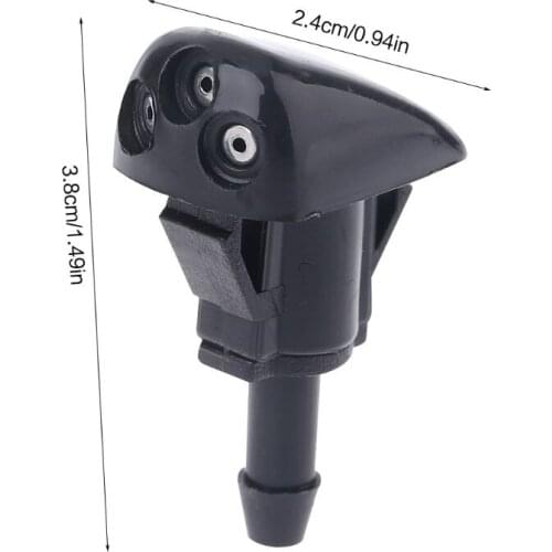 652F 2Pcs Windshield Wiper Washer Spray Nozzle For Hyundai Accent Elantra Sonata Tiburon Kia Optima Amanti Spectra 2004
