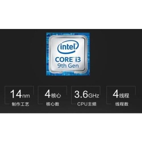 Intel Core i3 9100T CPU 3.1GHz L3-6MB 4 Core 4 Thread LGA1151 Desktop CPU i3-9100T Processor