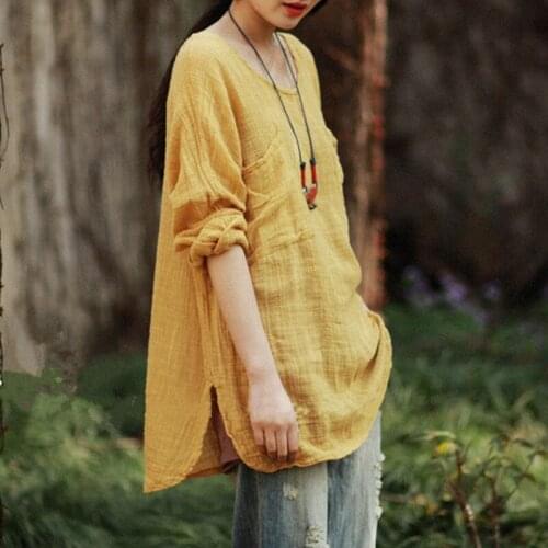 Блузки с цветами QATURALAN China At AliExpress